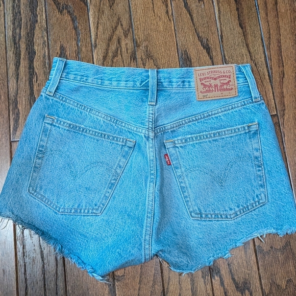 Levi's Denim Cutoff Shorts - Picture 2 of 2